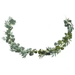 GUIRLANDE DE FEUILLES D'EUCALYPTUS ET D'