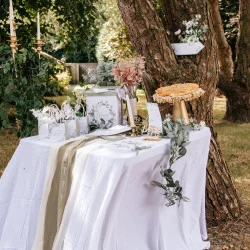 GUIRLANDE DE FEUILLES D'EUCALYPTUS ET D'