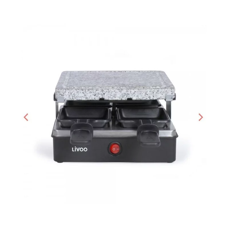 APPAREIL À RACLETTE 4 PERSONNES PIERRE À GRIL