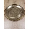 PLATEAU DÉCORATIF DORÉ KASBAH D33cm PLATEAU DÉCORATIF DORÉ KASBAH D33cm
