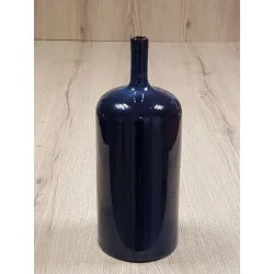VASE BLEU NUIT EN GRÈS GM