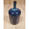 VASE BLEU NUIT EN GRÈS MM D12xH24cm