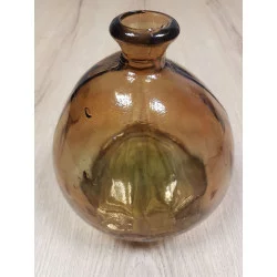 VASE MILA 2L AMBRE D17xH18cm