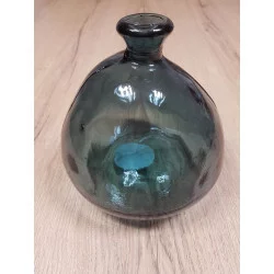 VASE MILA 2L GRIS BLEU D17xH18cm