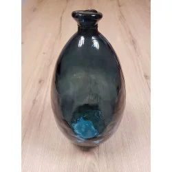 VASE LOU GRIS BLEU 3,4L D17xH30cm
