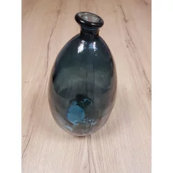 VASE LOU GRIS BLEU 3,4L D17xH30cm