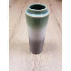 VASE GRIS TRICOLORE D8xH24cm