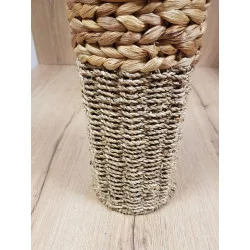 VASE NATUREL EN JONC D15xH45cm