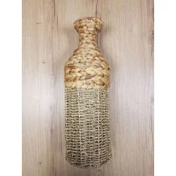 VASE NATUREL EN JONC D15xH45cm