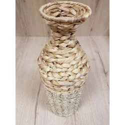 VASE NATUREL EN JONC D15xH45cm