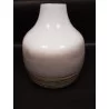 VASE BAMBOU FINITION LAQUÉ TRICOLORE D25xH30cm