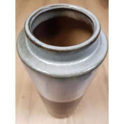 VASE BICOLORE GRIS SYNERGY D13xH41cm