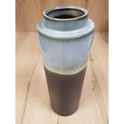 VASE BICOLORE GRIS SYNERGY D13xH41cm