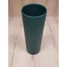 VASE BISEAU VERT EN GRÈS D13XH35cm