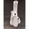 VASE DÉCORATIF BLANC ET ÉCRU D13xH29cm VASE DÉCORATIF BLANC ET ÉCRU D13xH29cm