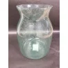 VASE BULLE VERT H25xD19cm