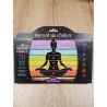 BOITES À ENCENS CHAKRA 7 PARFUMS AVEC SUPPORT