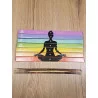 BOITES À ENCENS CHAKRA 7 PARFUMS AVEC SUPPORT