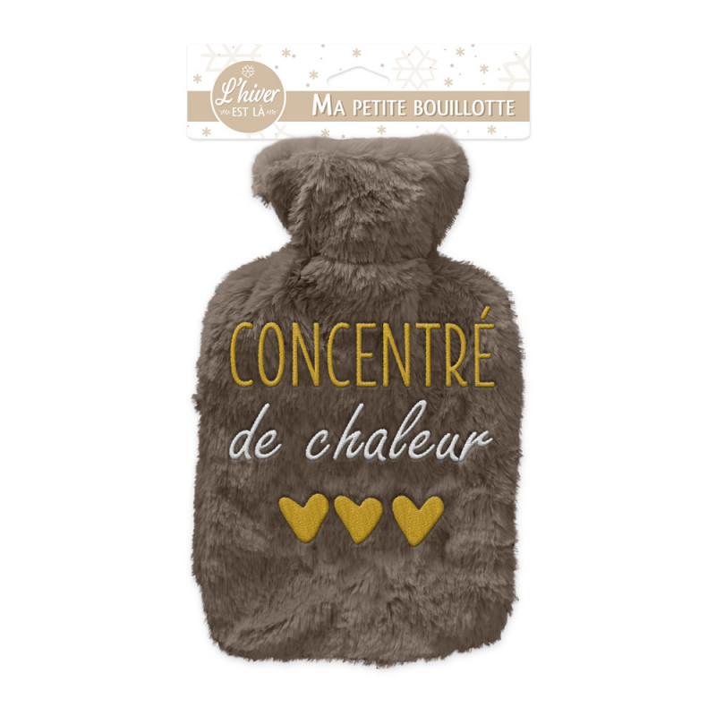 BOUILLOTTE FOURRURE "CONCENTRE D BOUILLOTTE FOURRURE "CONCENTRE D