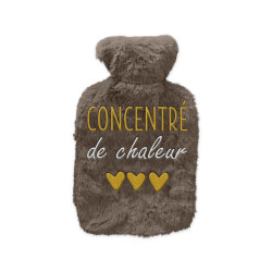 BOUILLOTTE FOURRURE "CONCENTRE D