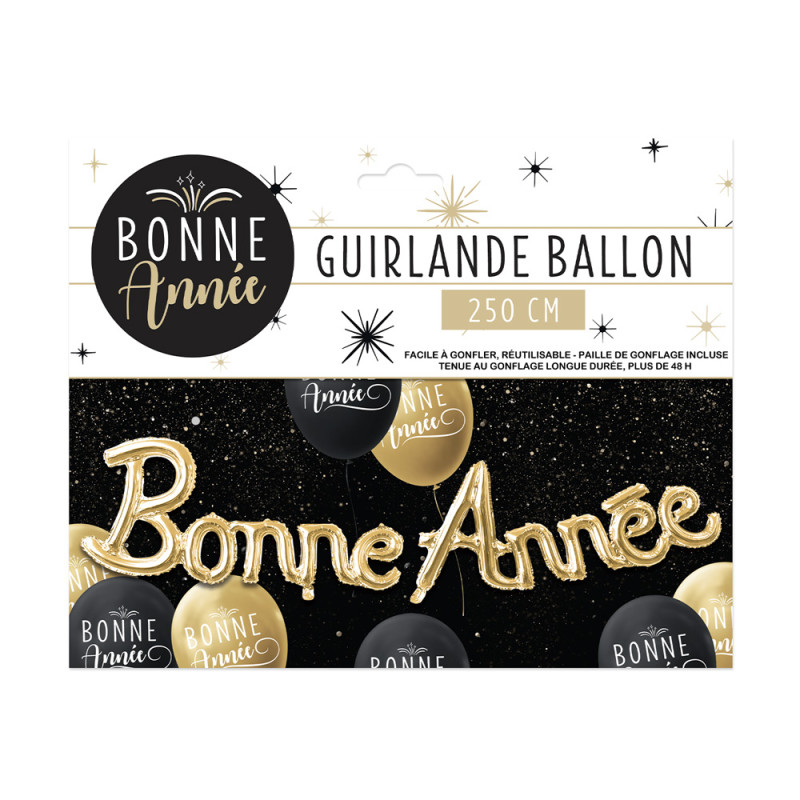 GUIRLANDE MOTS "BONNE ANNEE" GUIRLANDE MOTS "BONNE ANNEE"