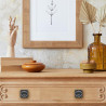 BOUTON DE MEUBLE CARRE "ANTIQUAI