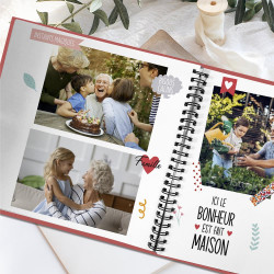 COFFRET ALBUM PHOTO FAMILLE
