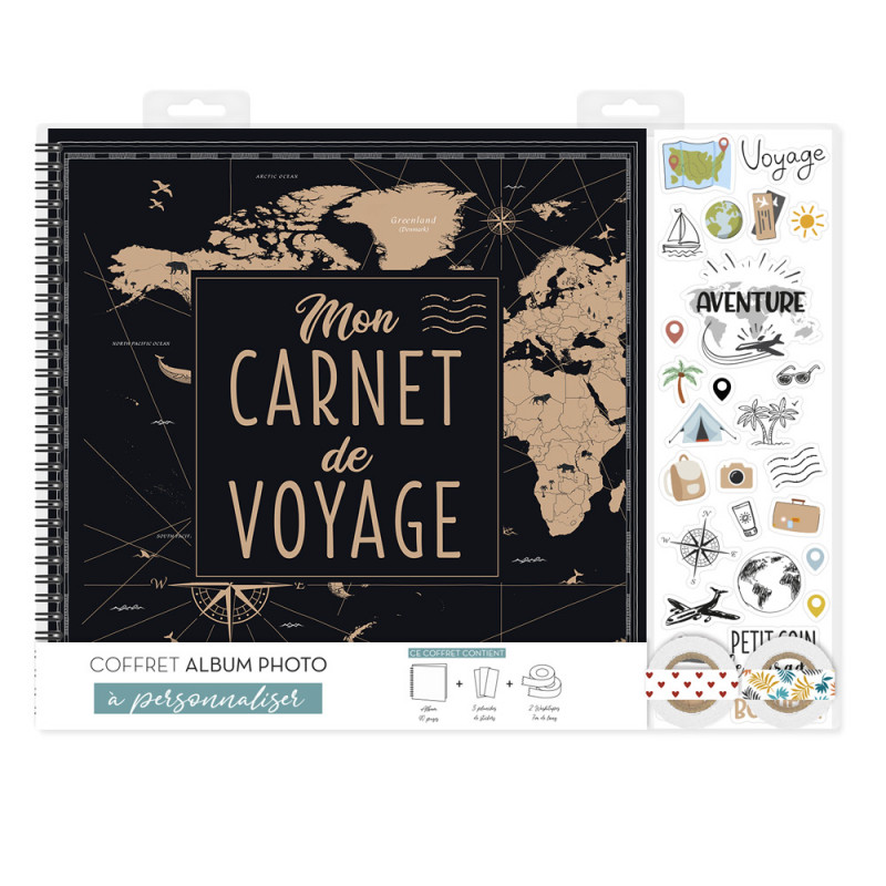 COFFRET ALBUM PHOTO "VOYAGE" COFFRET ALBUM PHOTO "VOYAGE"