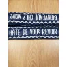 BAS DE PORTE DOUBLE "BIENVENUE CHEZ NOUS"