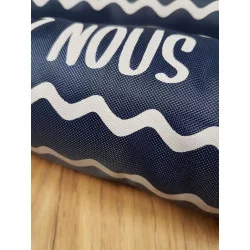 BAS DE PORTE DOUBLE "BIENVENUE CHEZ NOUS"