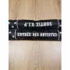 BAS DE PORTE DOUBLE "ENTRÉE DES ARTISTES" BAS DE PORTE DOUBLE "ENTRÉE DES ARTISTES"