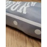 BAS DE PORTE DOUBLE "BONJOUR/AUREVOIR" GRIS