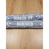 BAS DE PORTE DOUBLE "BONJOUR/AUREVOIR" GRIS BAS DE PORTE DOUBLE "BONJOUR/AUREVOIR" GRIS