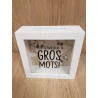TIRELIRE "GROS MOTS" BLANCHE TIRELIRE "GROS MOTS" BLANCHE