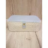 BOITE À BIJOUX NATUREL 23x14x8cm BOITE À BIJOUX NATUREL 23x14x8cm
