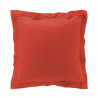 PERCALE TAIE D'OREILLER TERRACOTTA 63x63