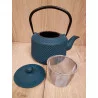 THÉIÈRE FONTE POINT ÉMERAUDE AVEC FILTRE 1.6L
