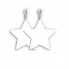 BOUCLES D OREILLES COLORZ BLANCH