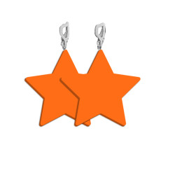BOUCLES D OREILLES COLORZ ORANGE