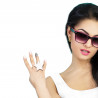 BAGUE COLORZ BLANCHE