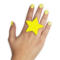 BAGUE COLORZ JAUNE