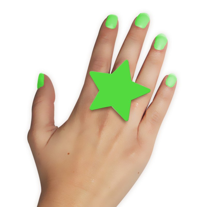 BAGUE COLORZ VERTE BAGUE COLORZ VERTE
