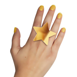 BAGUE COLORZ DOREE