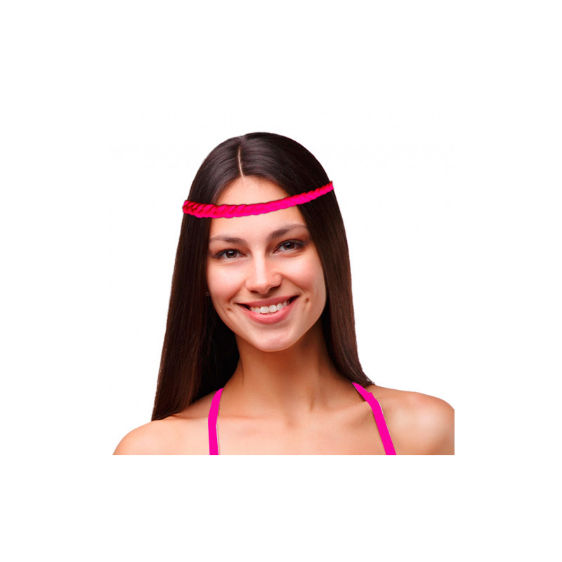 BANDEAU TRESSE COLORZ ROSE