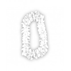 COLLIER FLEURS COLORZ BLANC