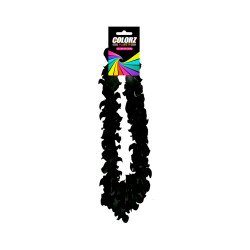 COLLIER FLEURS COLORZ NOIR