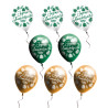 BALLONS ANNIVERSAIRE TROPICAL X8