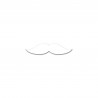 MOUSTACHE COLORZ BLANCHE