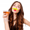 MOUSTACHE COLORZ JAUNE