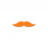 MOUSTACHE COLORZ ORANGE